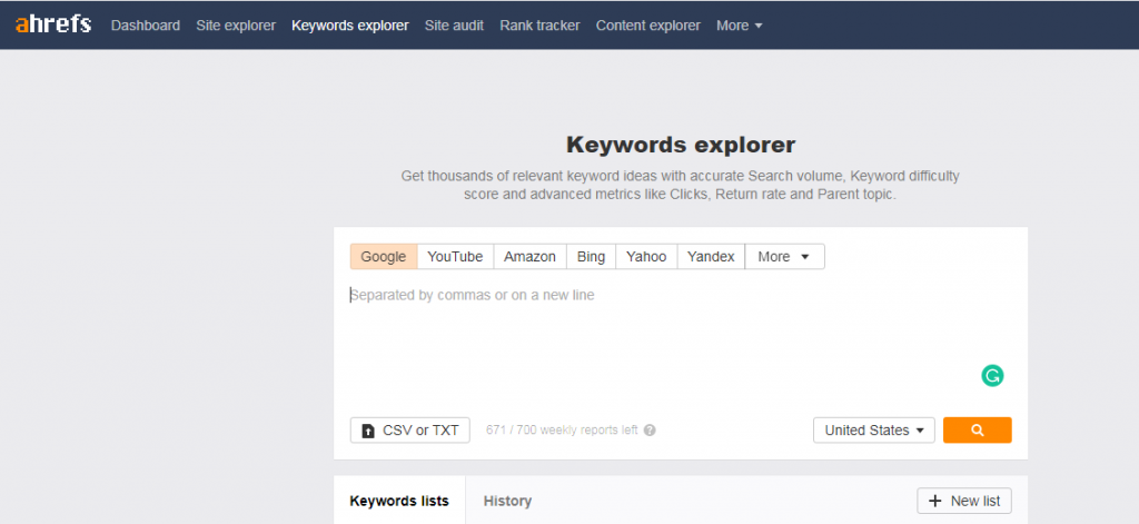 Ahrefs-keyword-generator