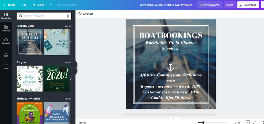 Boatbookings affiliate program