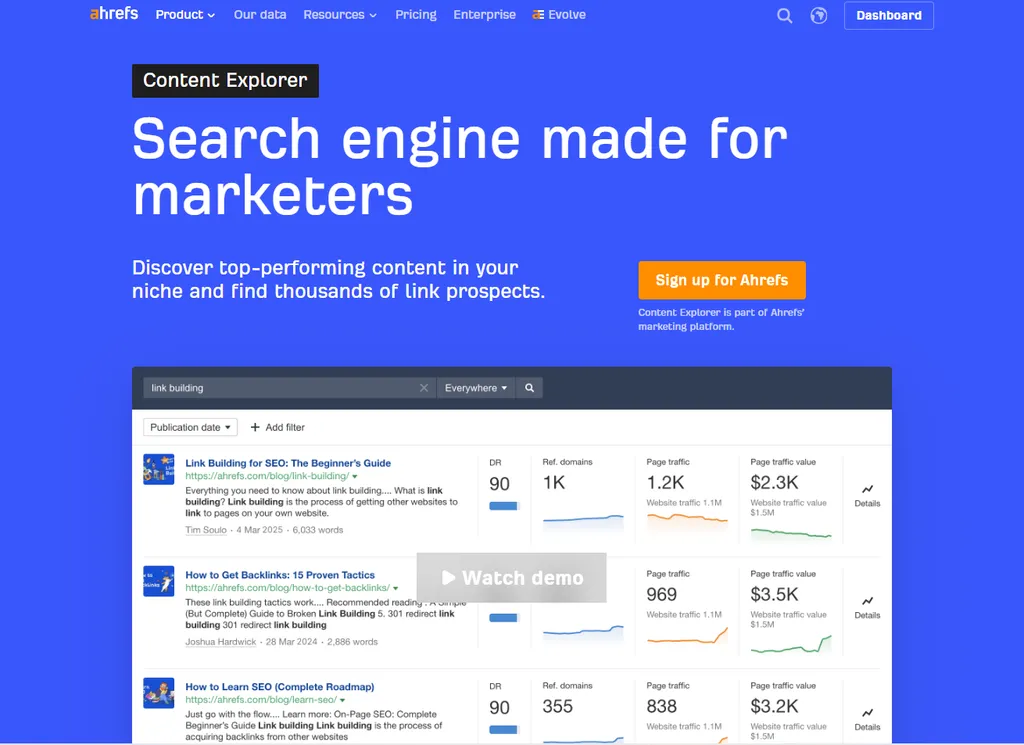 Ahrefs Content Explorer Review