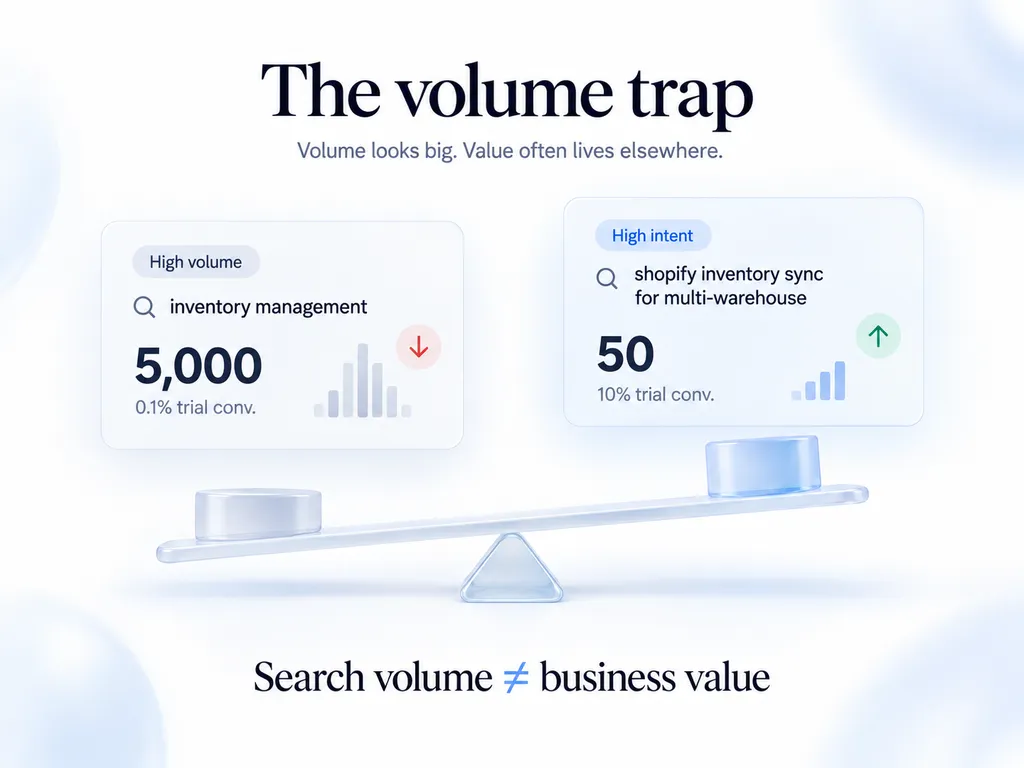 The volume trap