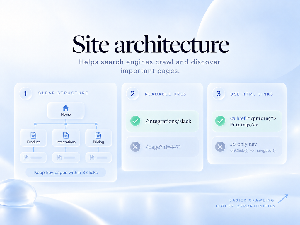 SaaS Site architecture