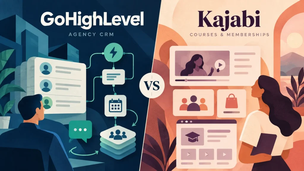 GoHighLevel vs Kajabi